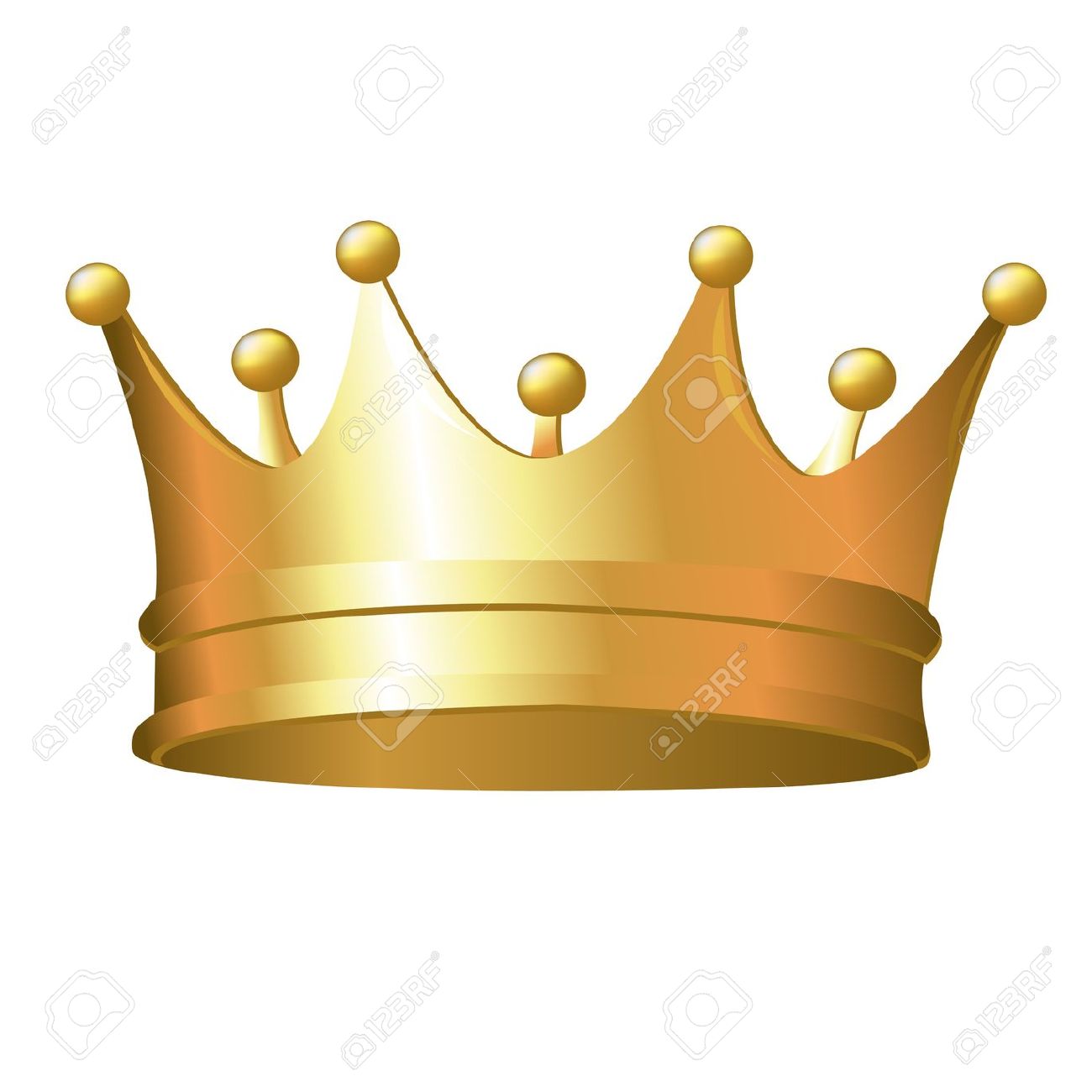 1300x1300 Gold Crown Clipart Transparent Background