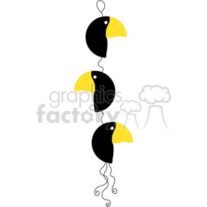 300x300 Royalty Free Crow Dangler 387692 Vector Clip Art Image