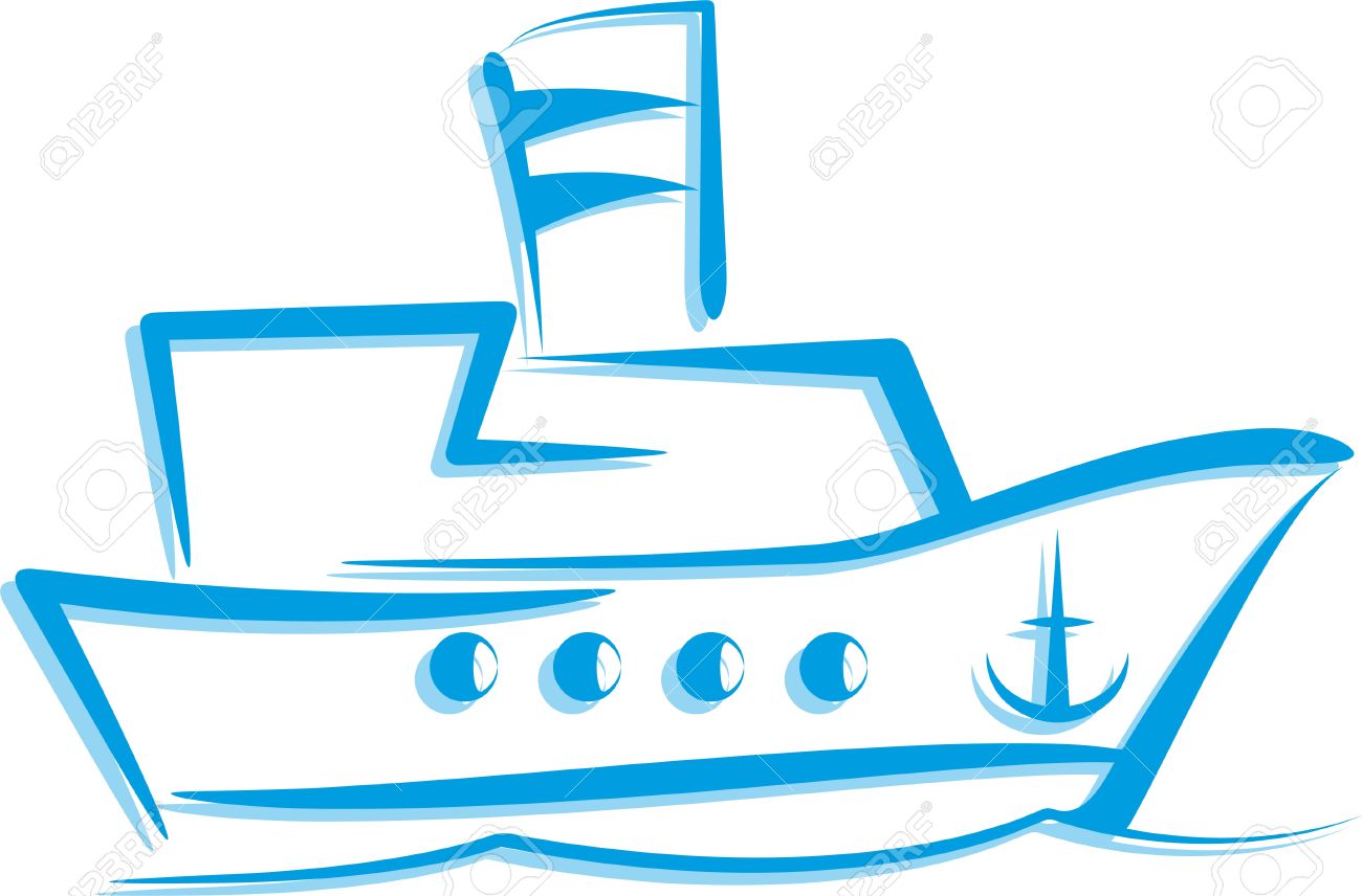 1300x856 Cruise Ship Clipart Simple