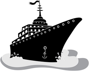 300x241 Cruise Ship Clip Art Clipart Panda