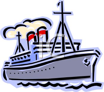 350x312 Cartoon Clipart Ship
