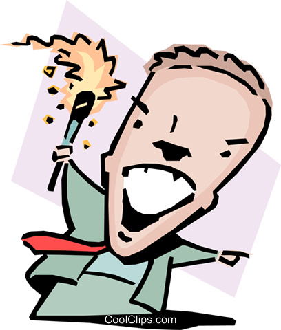 408x480 Full Battle Cry Royalty Free Vector Clip Art Illustration