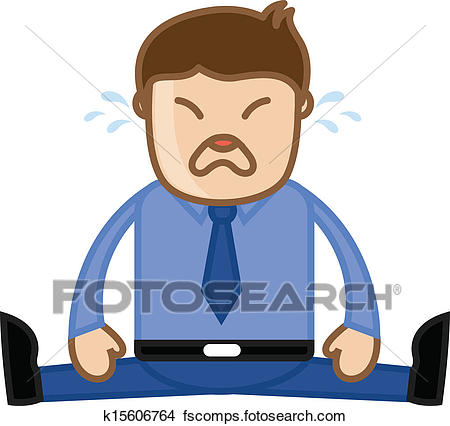 450x426 Clipart Of Man Crying