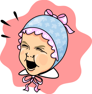 295x300 Baby Crying Clipart