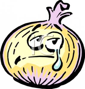 285x300 Crying Cartoon Onion Clipart Picture