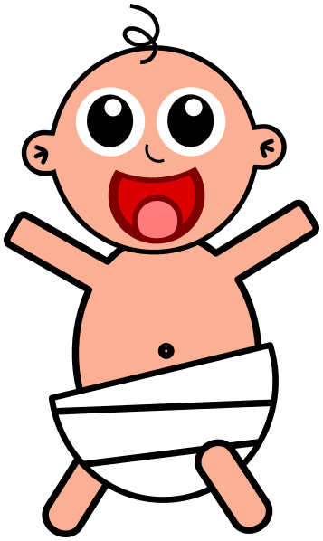 357x598 Crying Baby Clip Art