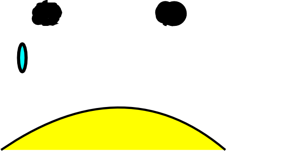 600x309 Sad Crying Face Clip Art