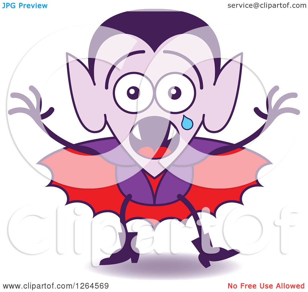 1080x1024 Clipart Of A Scared Halloween Dracula Vampire Crying