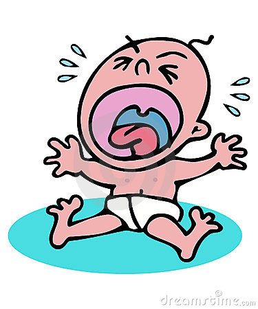 375x450 Free Clipart Crying Baby