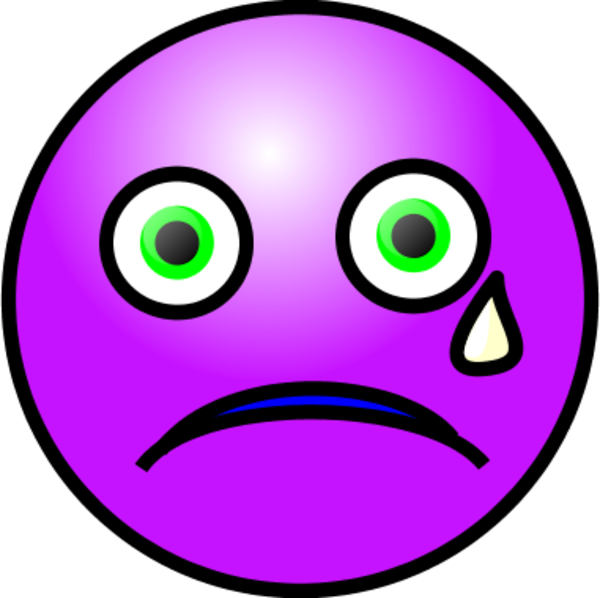 600x598 Crying Unhappy Face Clipart