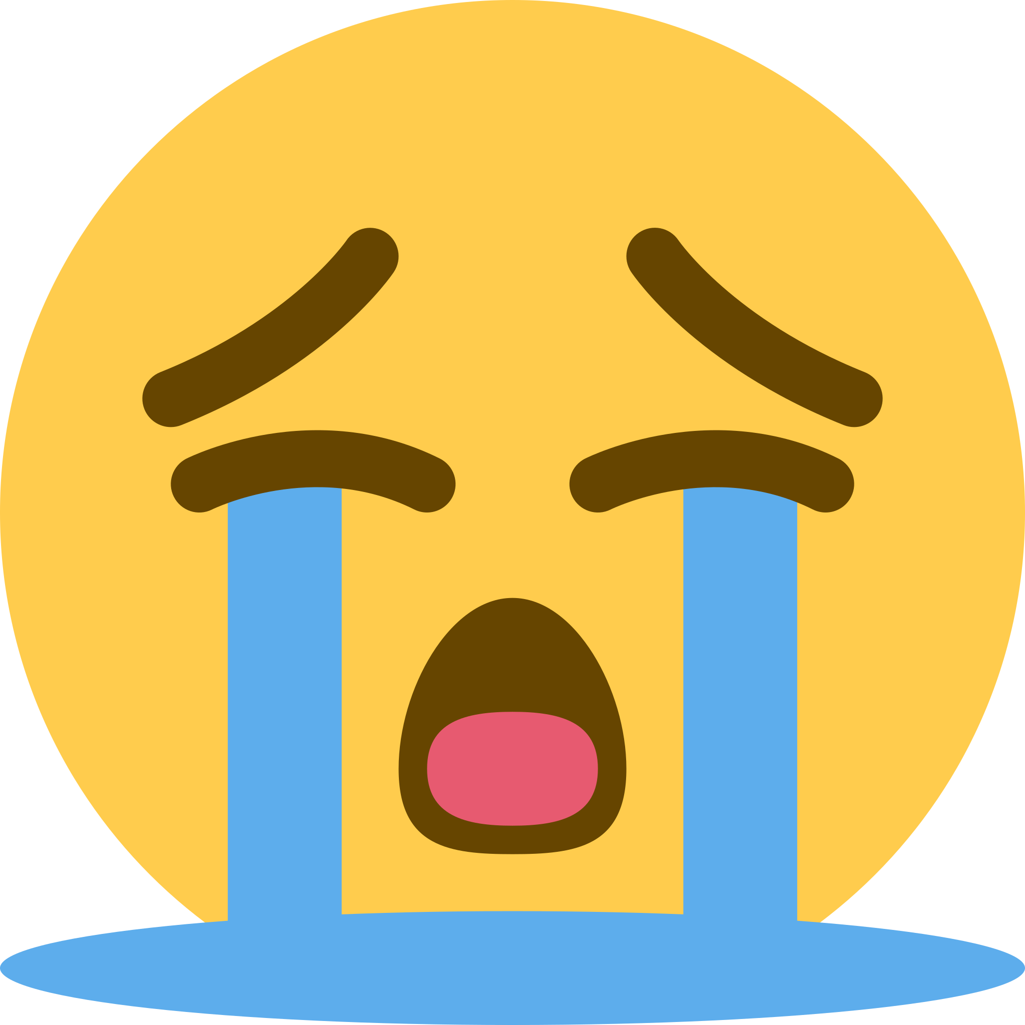 2048x2048 Sticker Timeline Loudly Crying Face