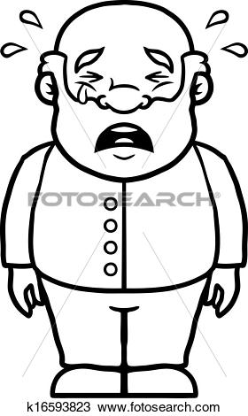 280x470 Crying Clipart Black And White