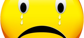 272x125 Cry, Crying Face, Emoji, Sad, Sad Face, Tears, Teary Eye Icon