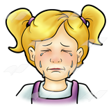 160x160 Crying Girl Clipart