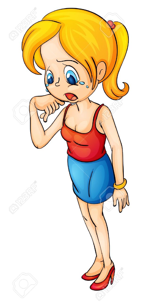 680x1300 Sadness Clipart Sad Woman