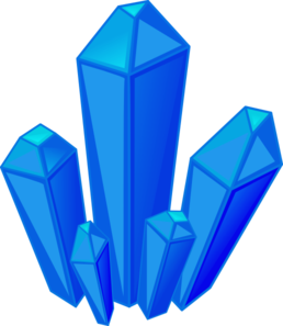 258x297 Blue Gem Stones Clip Art