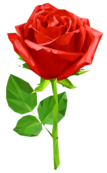 371x600 Crystal Red Rose Transparent Png Clip Art Image