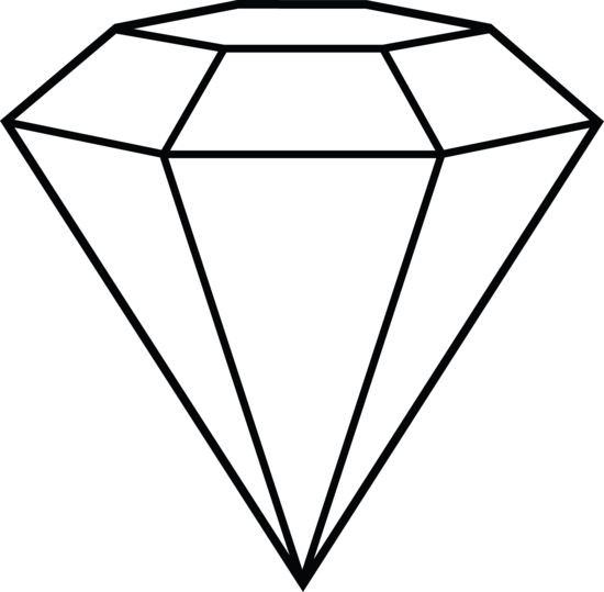 550x539 Crystals Clipart Diamond