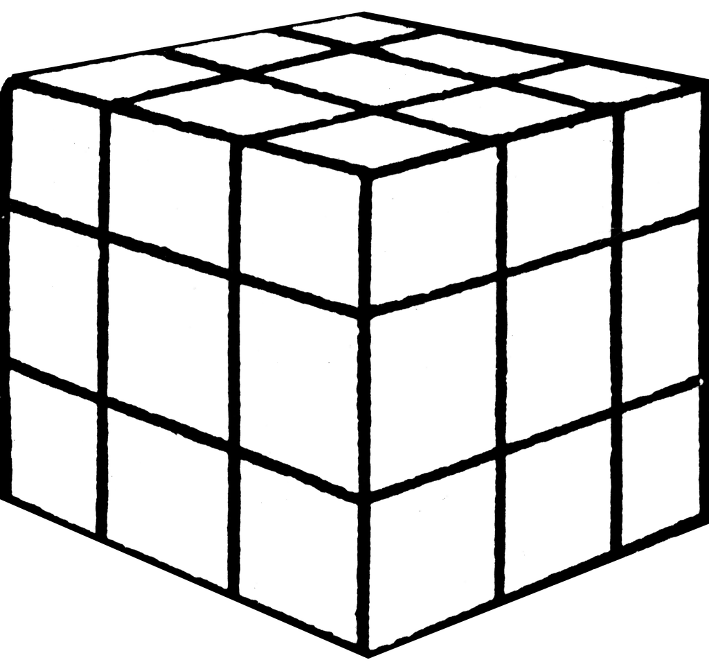 1024x965 Froebel's Divided Cube (Twenty Seven Smaller Cubes) Clipart Etc