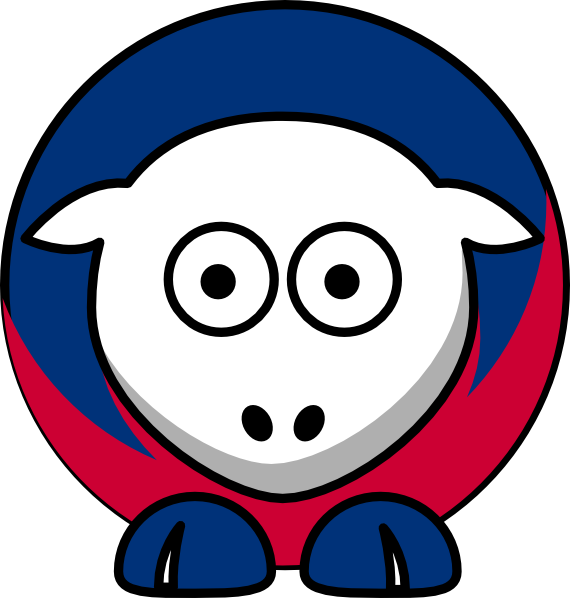 570x598 Sheep Chicago Cubs Team Colors Clip Art