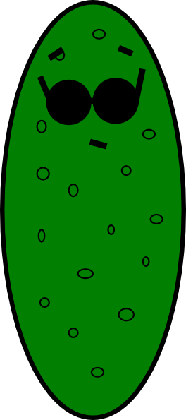 264x595 Cool As A Cucumber Clip Art