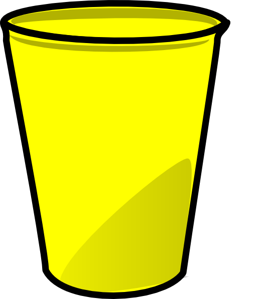 540x597 Yellow Cup Clip Art