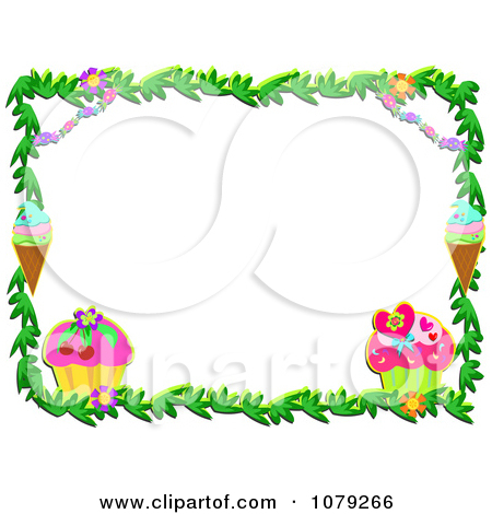 450x470 Frame Clipart Cupcake
