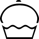 128x128 Cupcake Outline Vectors, Photos And Psd Files Free Download
