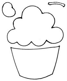 236x284 Cupcake Clipart Template