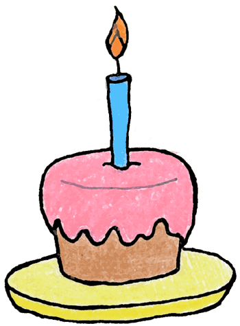 350x475 Image Of Birthday Cupcake Clipart