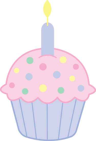 376x550 Best Birthday Cupcake Clipart