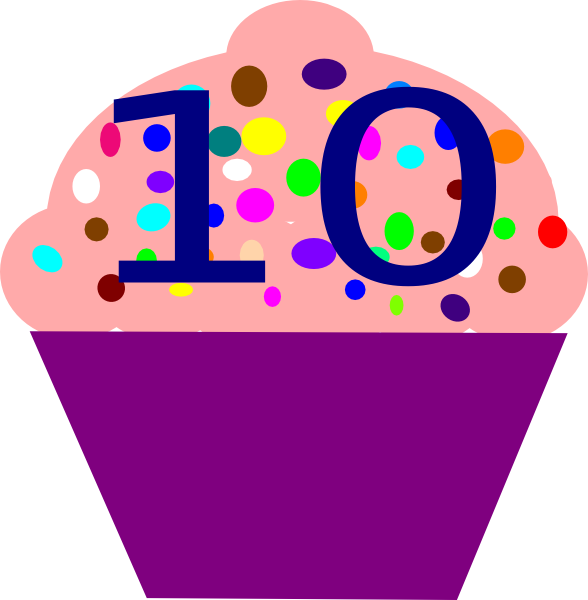 588x600 Cupcake 10 Clip Art
