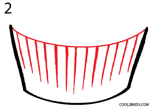 500x364 How To Draw A Cupcake (Step By Step Pictures) Cool2bkids