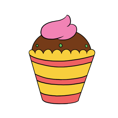 400x400 How To Draw A Cupcake