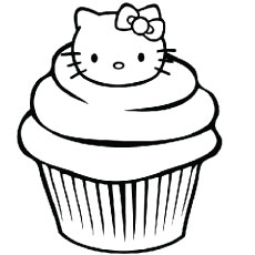 230x230 Top 25 Free Printable Cupcake Coloring Pages Online