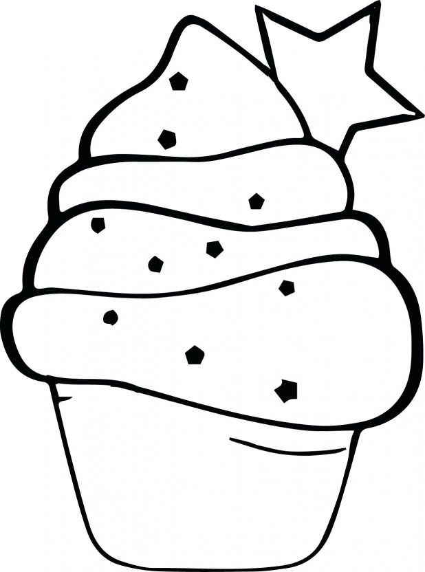 618x832 Kids Cupcake Coloring Page 58 Glamorous Cupcakes To Color Colorful