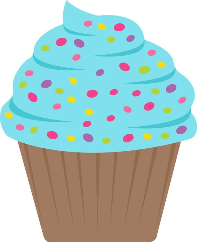 653x800 Cupcake Clipart