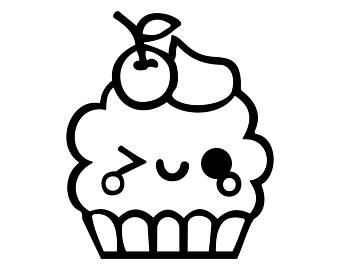 340x270 Vector Cupcake Etsy