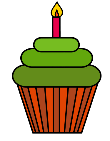 374x480 Color Cupcakes Clip Art Mrs Ks Clip Art And More