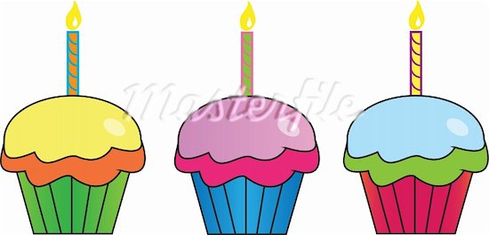 550x265 Orange Birthday Cupcake Clip Art Clipart Panda