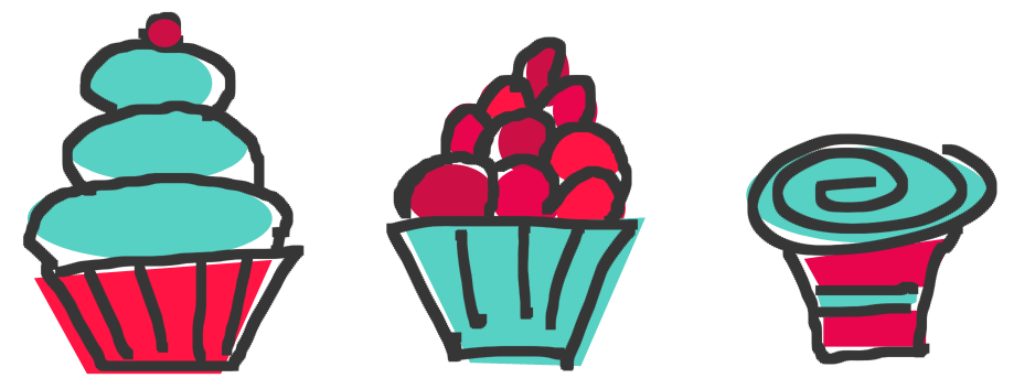 938x353 Cupcake Clipart Three