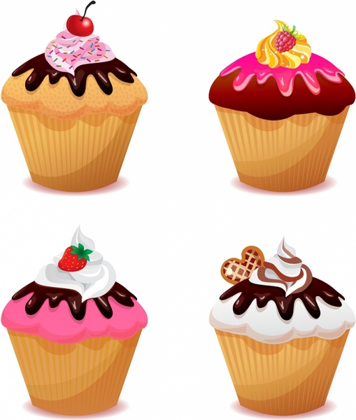 509x600 Cupcake Vector Free Vector Download (131 Free Vector)