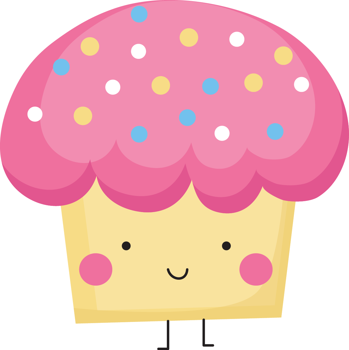 1184x1185 Cupcakes Border Clipart Panda