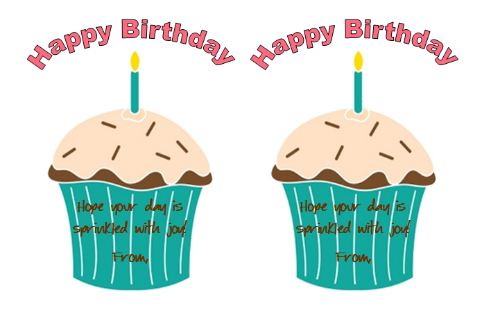 708x480 Stickers And Stamps Birthdays And Cupcakes