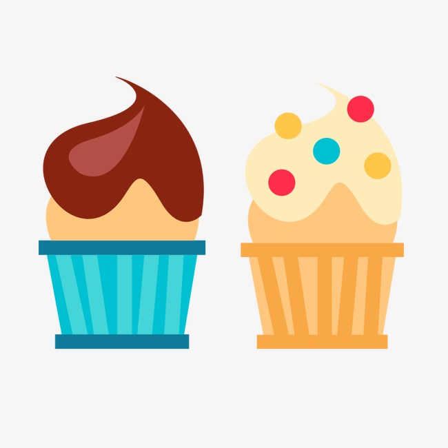 650x650 Cartoon Cupcakes, Paper Cups, Cake, Cartoon Png Image For Free