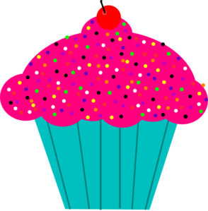 294x299 Pink Cupcake Clipart, Explore Pictures