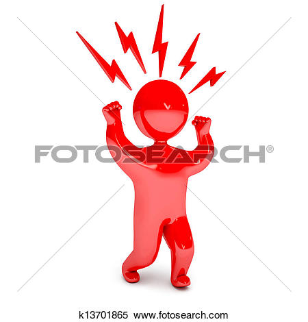 450x470 3d Clipart Curious Person