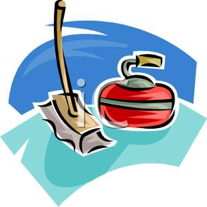 300x299 Olympic Curling Stone And Brush