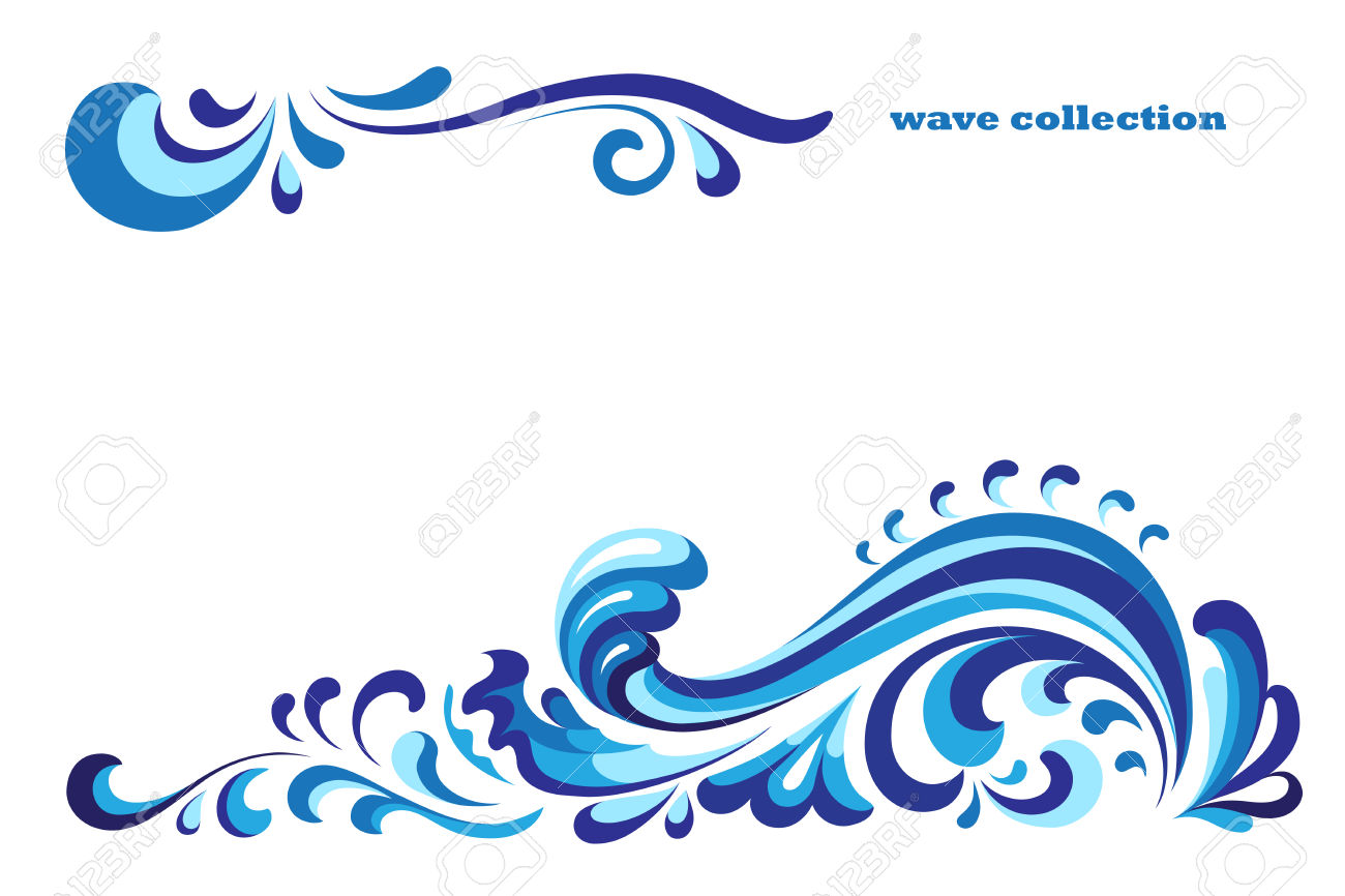 1300x866 Wave Clipart Curly