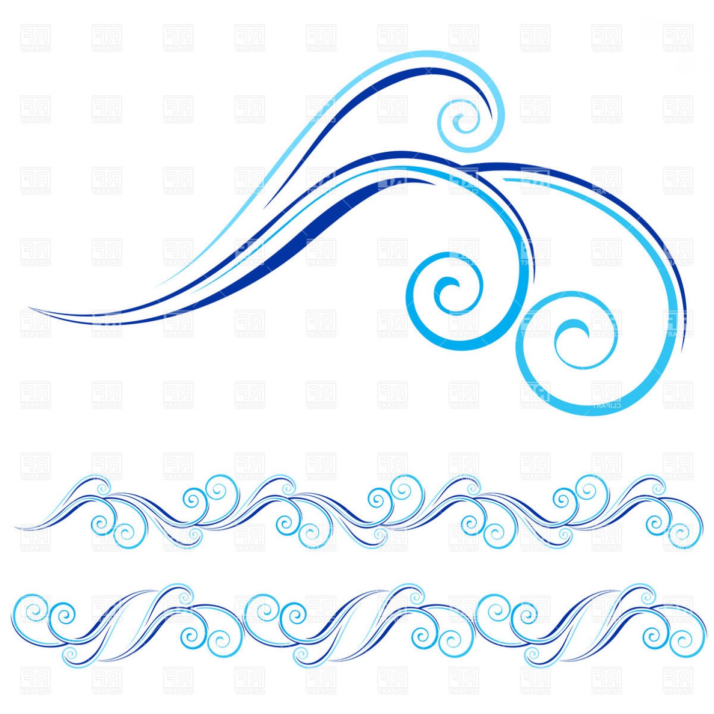 1440x1440 Free Curly Cues Clipart
